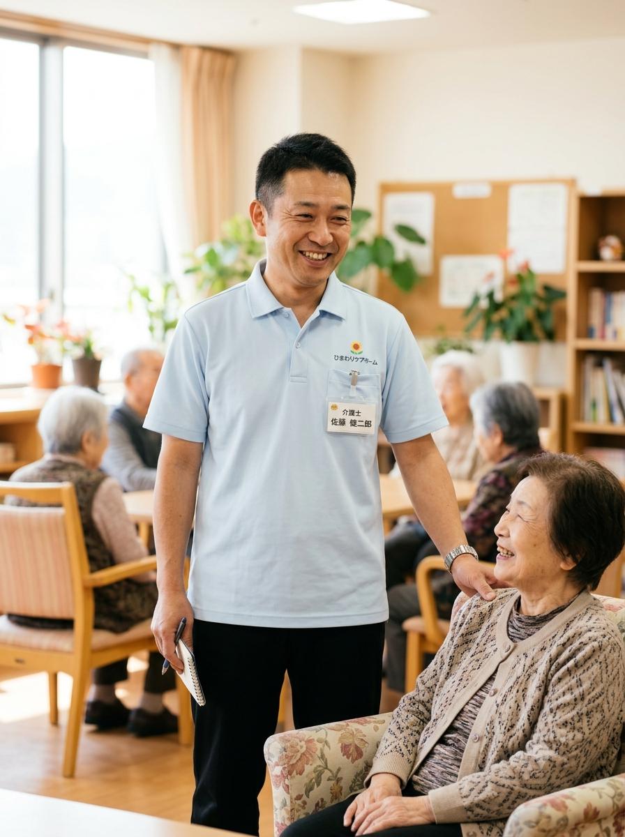 ひだまりの郷(デモ) 職員Cさん
